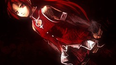 Redheads red eyes mahou