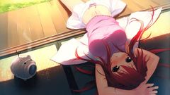 Redheads skirts long hair