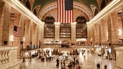 Redneck USA cityscapes train stations