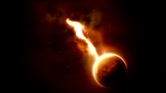 Redspace Space planets Stars