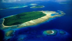 Reef south aerial Pacific