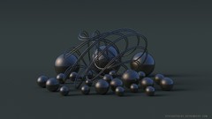 Reflections 3d digital art 3d art