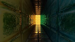 Reflections minecraft mod video games 3d art tunnels