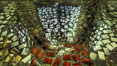 Reflections mirrors churches artwork