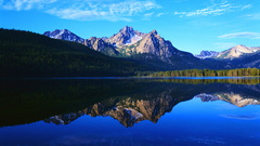 Reflections Mountains Landscapes