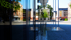 Reflections streets summer