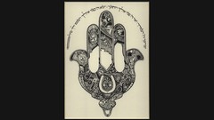 Religion spiritual hamsa hand