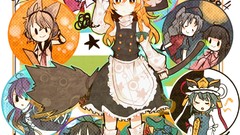 Remilia scarlet reiuji utsuho touhou saigyouji yuyuko kirisame 