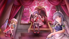 Remilia scarlet touhou izayoi sakuya flandre scarlet
