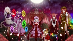 Remilia scarlet touhou izayoi sakuya flandre scarlet hong 
