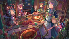 Remilia scarlet touhou izayoi sakuya flandre scarlet hong 