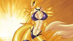 Renamon golden furry