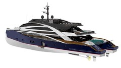 Rendering design Boats yatch