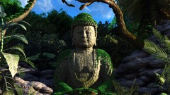 Renders 3d Mountains Buddha