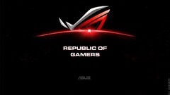 republic of gamers artwork asus black background