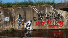 Resistance revolution graffiti