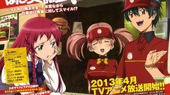 Restaurant fast food magazines hataraku maou-sama scans 