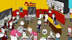 Restaurant Fuck fun mcdonalds trollface nyan cat Barack Obama 