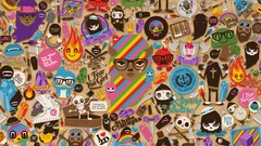 Retro Characters artwork vectors jared nickerson JThree Concepts