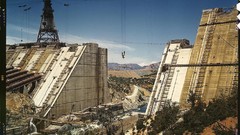 Retro dam vintage USA colored 1940