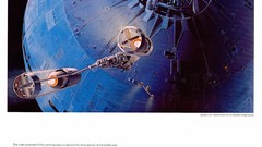 Retro drawings science fiction concept art outer space 