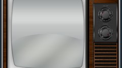 Retro TV 3d crystal ball Old TV Photo manipulation