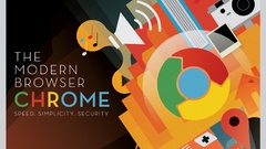 Retro Typography posters mike artwork Google Chrome