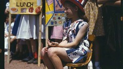 Retro vintage USA colored 1940