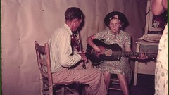 Retro vintage USA colored guitars violins 1940