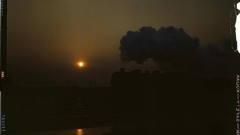 Retro vintage USA colored railroads 1940