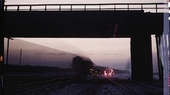 Retro vintage USA colored railroads 1940