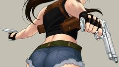 Revy Simple Background black