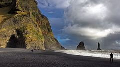 Reynisdrangar iceland high World