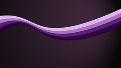 Ribbon purple stn toulouse