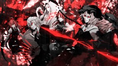 Ribbons anime girls remilia scarlet touhou izayoi sakuya 