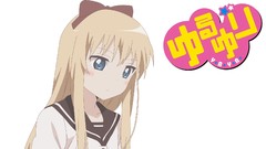 Ribbons blondes school uniforms yuru yuri hair ornaments Simple 