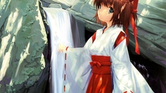 Ribbons miko shrine maiden