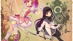 Ribbons purple hair pink