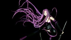 Rider chains long hair fate stay night purple hair medusa 