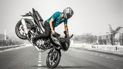 Rider Engines Stunt indian pulsar acrobatics Tricks artistic 