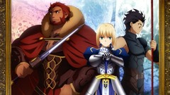 Rider saber Lancer fate zero artwork