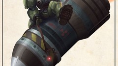 Rider starcraft artwork video games Terran nuke