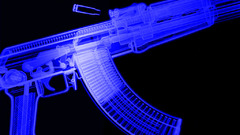 Rifles Guns X-ray ak-47