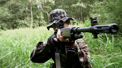 Rifles soldiers Army military