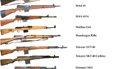 Rifles weapons