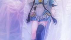 Rings blush long hair anime girls vocaloid looking up luo 