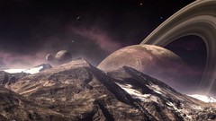 Rings planets outer space