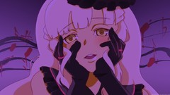 Rings white hair gloves long hair vocaloid yellow eyes open 