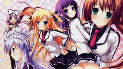 Rio blush maids school uniforms pantyhose Yuu scans Kaede Iro 