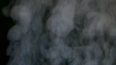 Rising steam very much